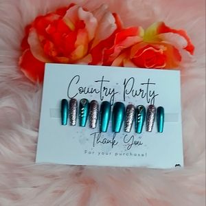 Custom press on nails size medium